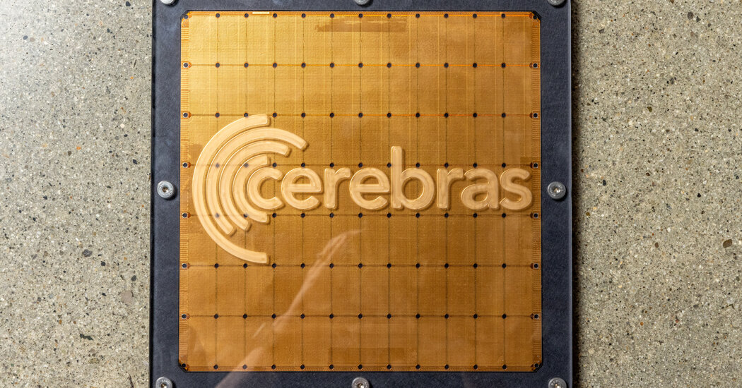 Cerebras, A.I. Chip Maker, Rises 89% in Market Debut as Tech IPOs Ramp Up