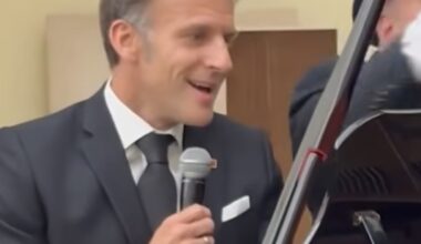 Macron State Dinner Ends Up in a Singalong
