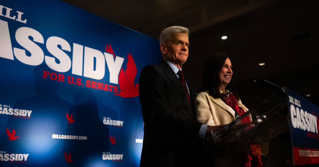 Cassidy Loses Senate Primary in Louisiana, as Trump Vanquishes G.O.P. Foe