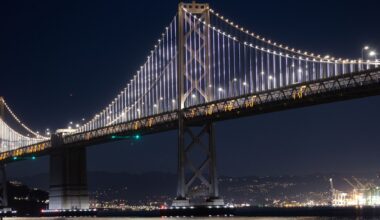 Huge Bay Bridge backup from SF to Oakland as police stop dirt bikers