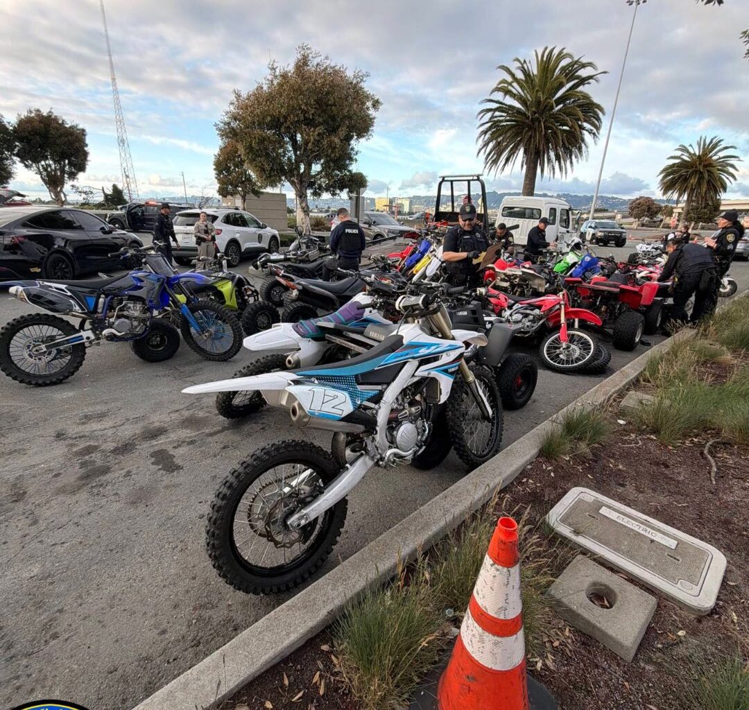 How police set a trap for illegal dirt bike group