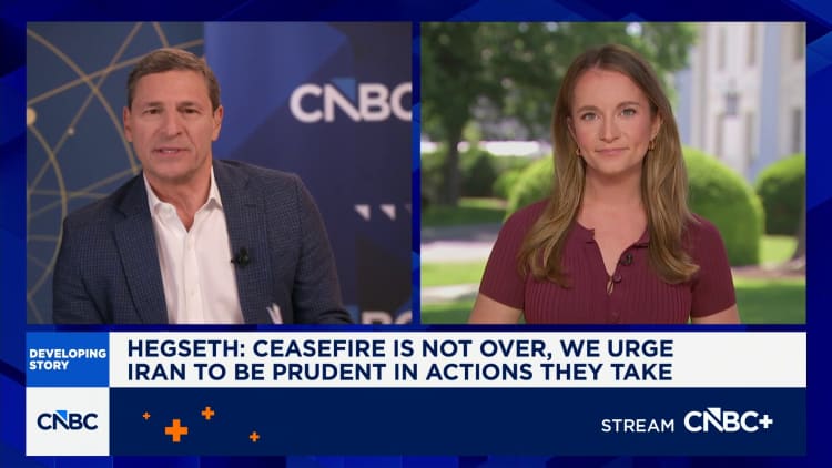 Defense Sec. Hegseth: Ceasefire is not over, we urge Iran to be prudent in actions they take