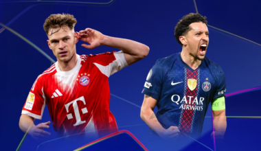 Bayern Munich vs PSG combined XI based on Champions League games