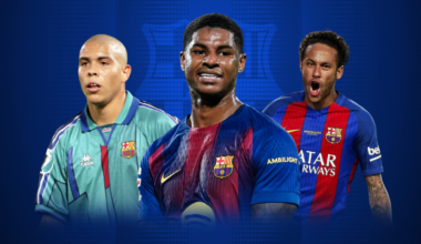 How Marcus Rashford's Barcelona debut season compares to legends