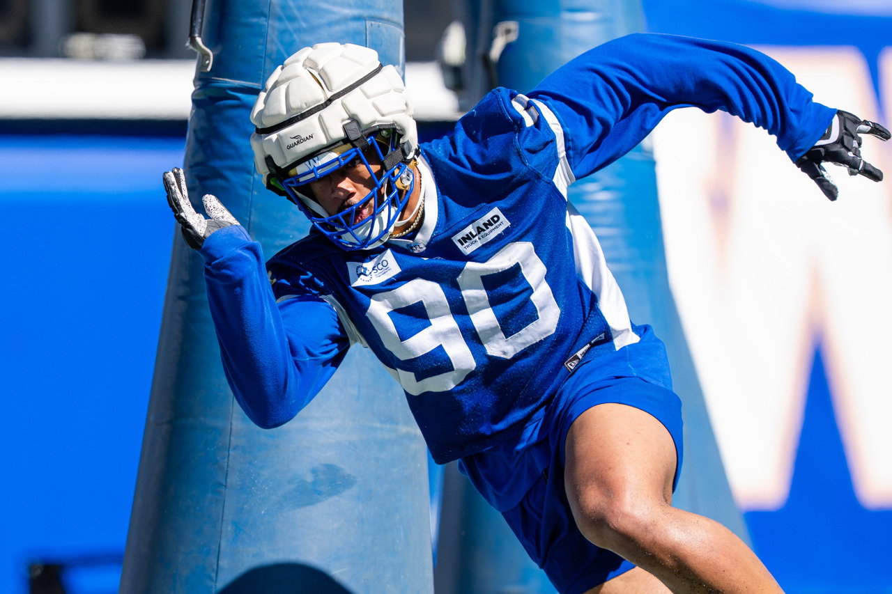De'Shaan Dixon flashes at Winnipeg Blue Bombers training camp