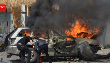 Israel kills 22 in Lebanon in strikes ahead of high-stakes US-brokered talks