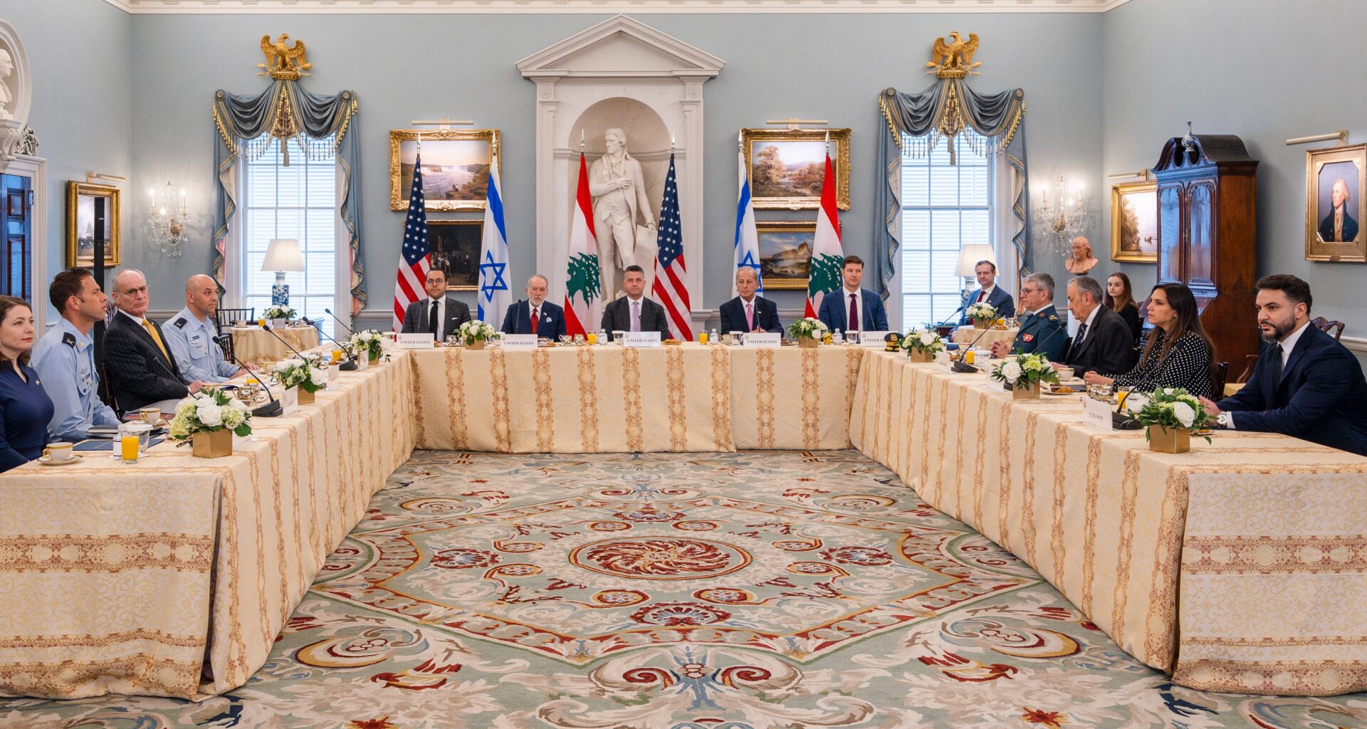 US hosts Israel-Lebanon talks, extends ceasefire as peace negotiations advance