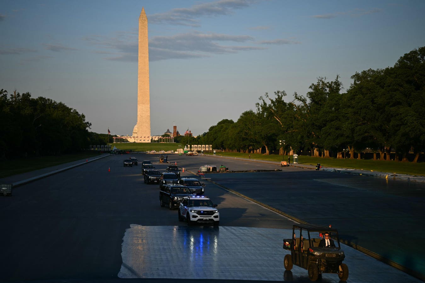 Trump Claims Reflecting Pool Makeover Is ‘Ahead Of Schedule’—After Report Suggests It Won’t Be Done In Time