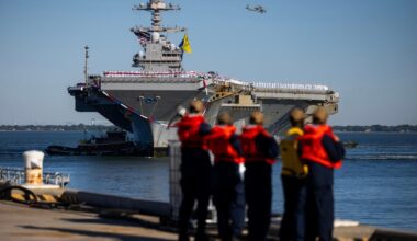 Middle East live: USS Ford returns from Iran war after longest deployment since Vietnam
