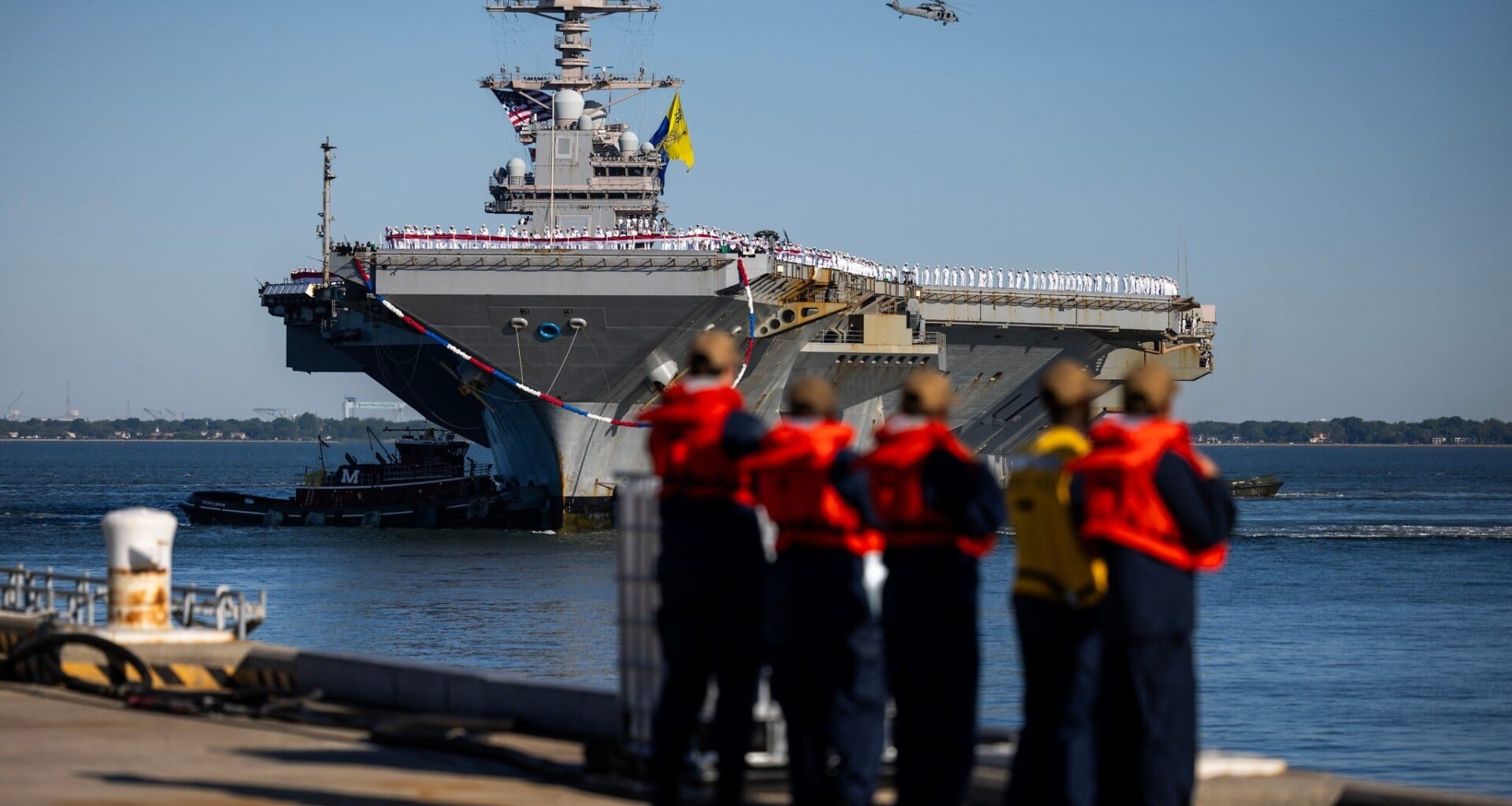 USS Ford returns home after record deployment supporting Iran war, Maduro's capture