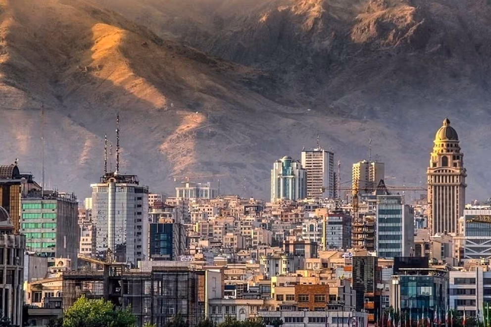 File photo of Tehran amid rising housing and property prices in Iran.
