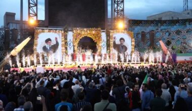 A government-organized public wedding ceremony in Tehran, May 18, 2026