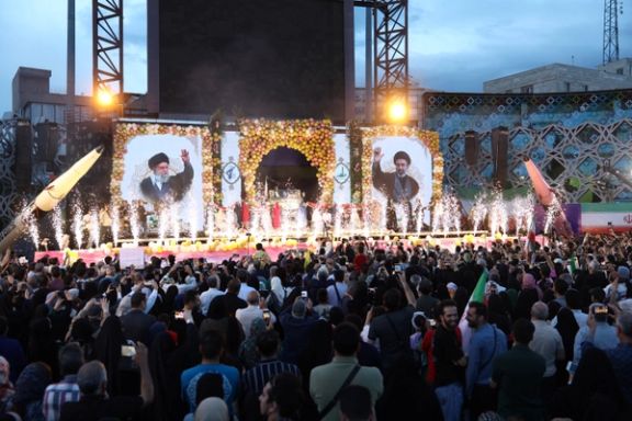 A government-organized public wedding ceremony in Tehran, May 18, 2026