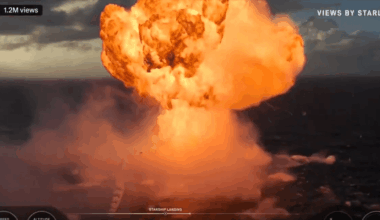 Watch the moment Elon Musk’s SpaceX rocket explodes after dramatic splashdown