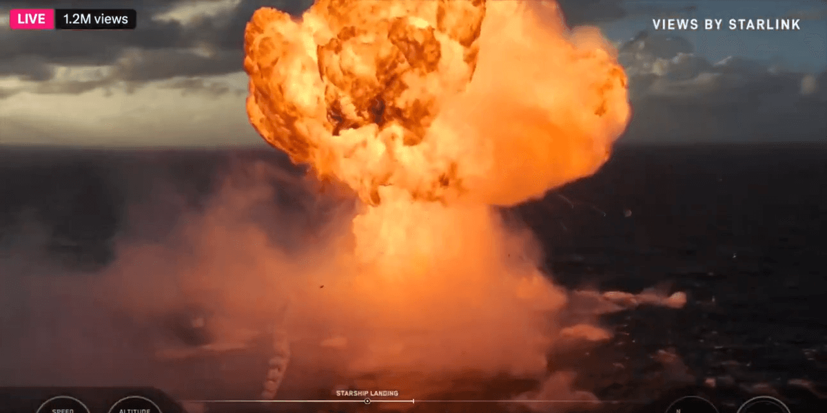 Watch the moment Elon Musk’s SpaceX rocket explodes after dramatic splashdown