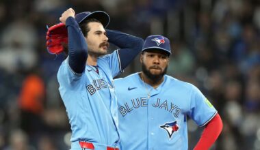 Dylan Cease and Vladimir Guerrero Jr., of the Toronto Blue Jays, leave game against Pirates - CTV News