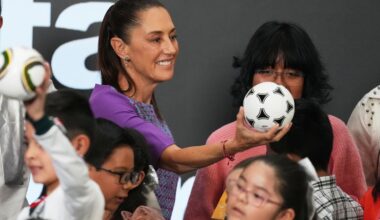 Mexico's president sees 'no issue' with her country hosting Iran's World Cup team during tournament