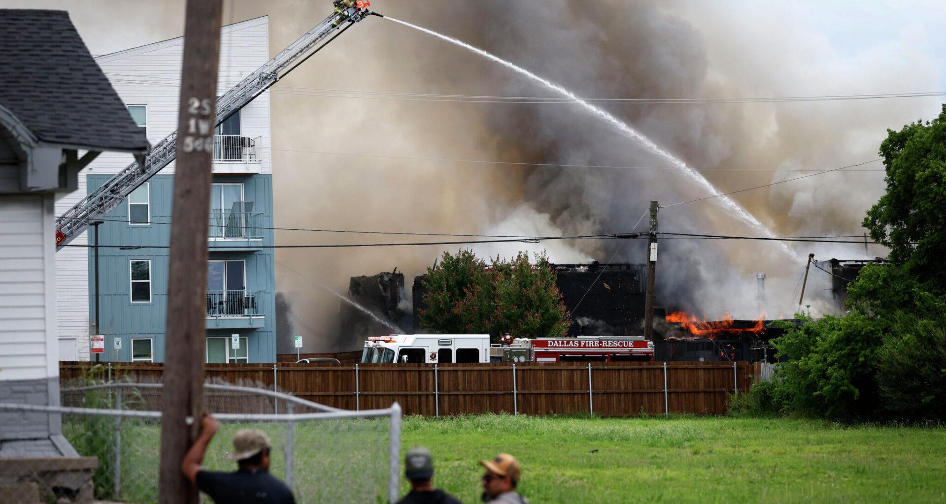 At least 3 dead in 'enormous' Dallas apartment fire after explosion