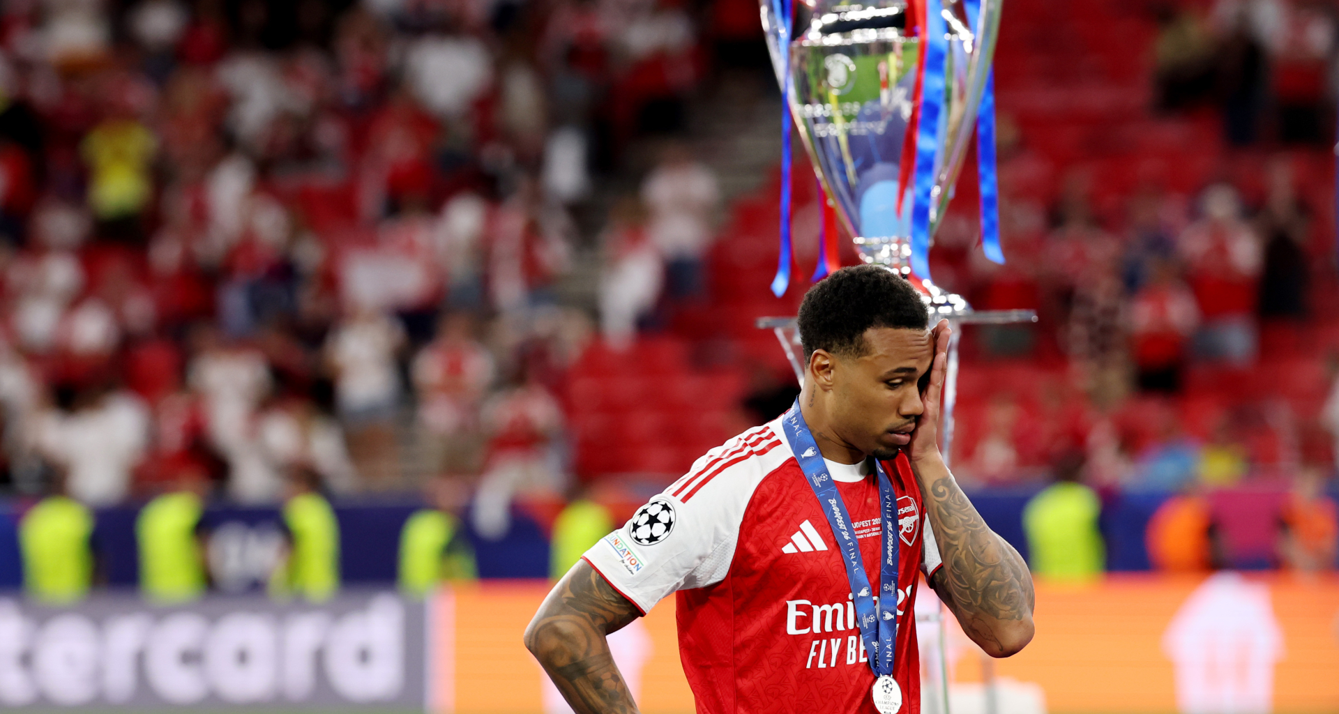 Gabriel releases statement moments before Arsenal Premier League title parade