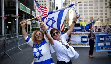 Moments from the Israel Day Parade in NYC