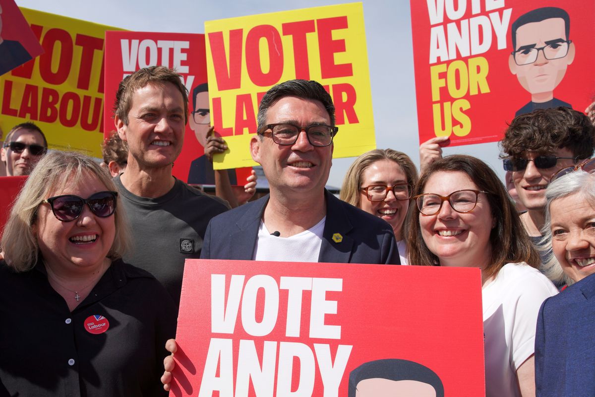 Andy Burnham launching his Makerfield by-election campaign on Friday