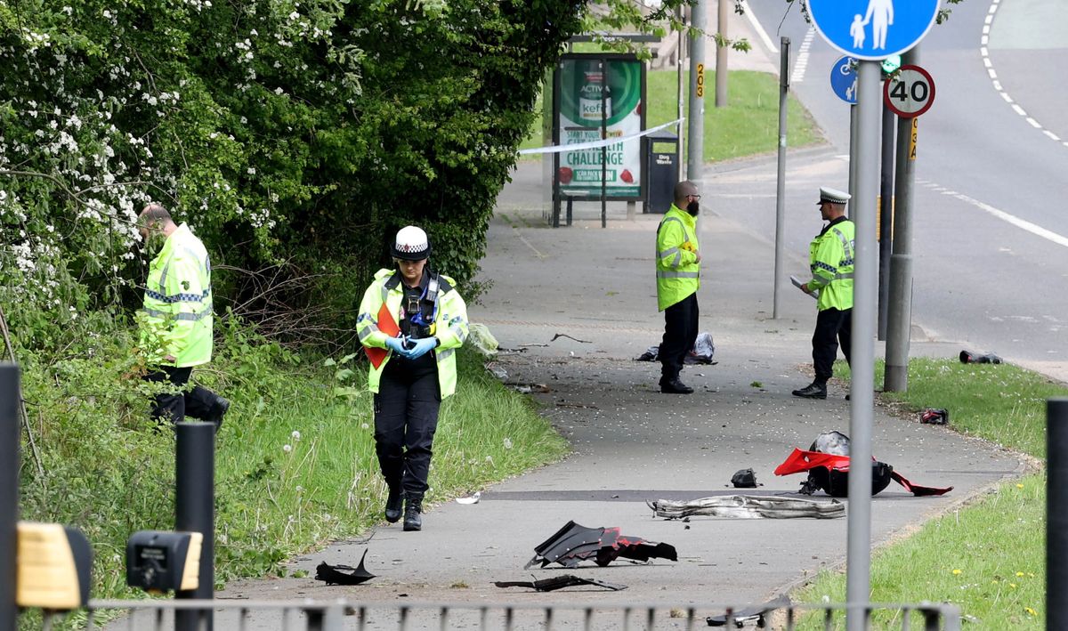 Serious Collision officers in attendance