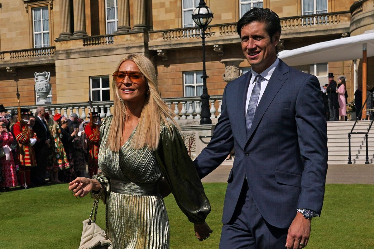 Tess Daly and Vernon Kay attend The Creative Industries Garden Party at Buckingham Palace