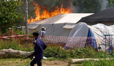 Residents burn an Ebola treatment center in Congo as anger grows over the outbreak