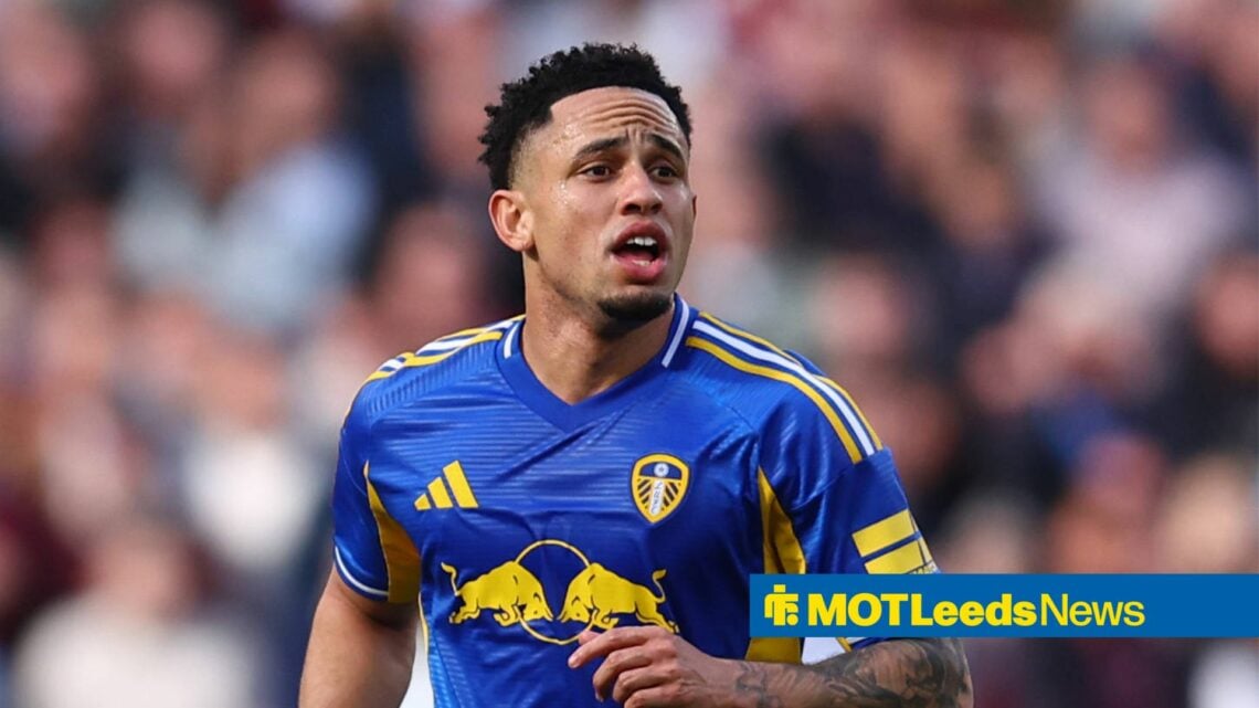 Noah Okafor in action for Leeds United