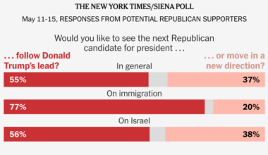 G.O.P. Supporters Back Trump, but a Third Seek a New Direction for the Party