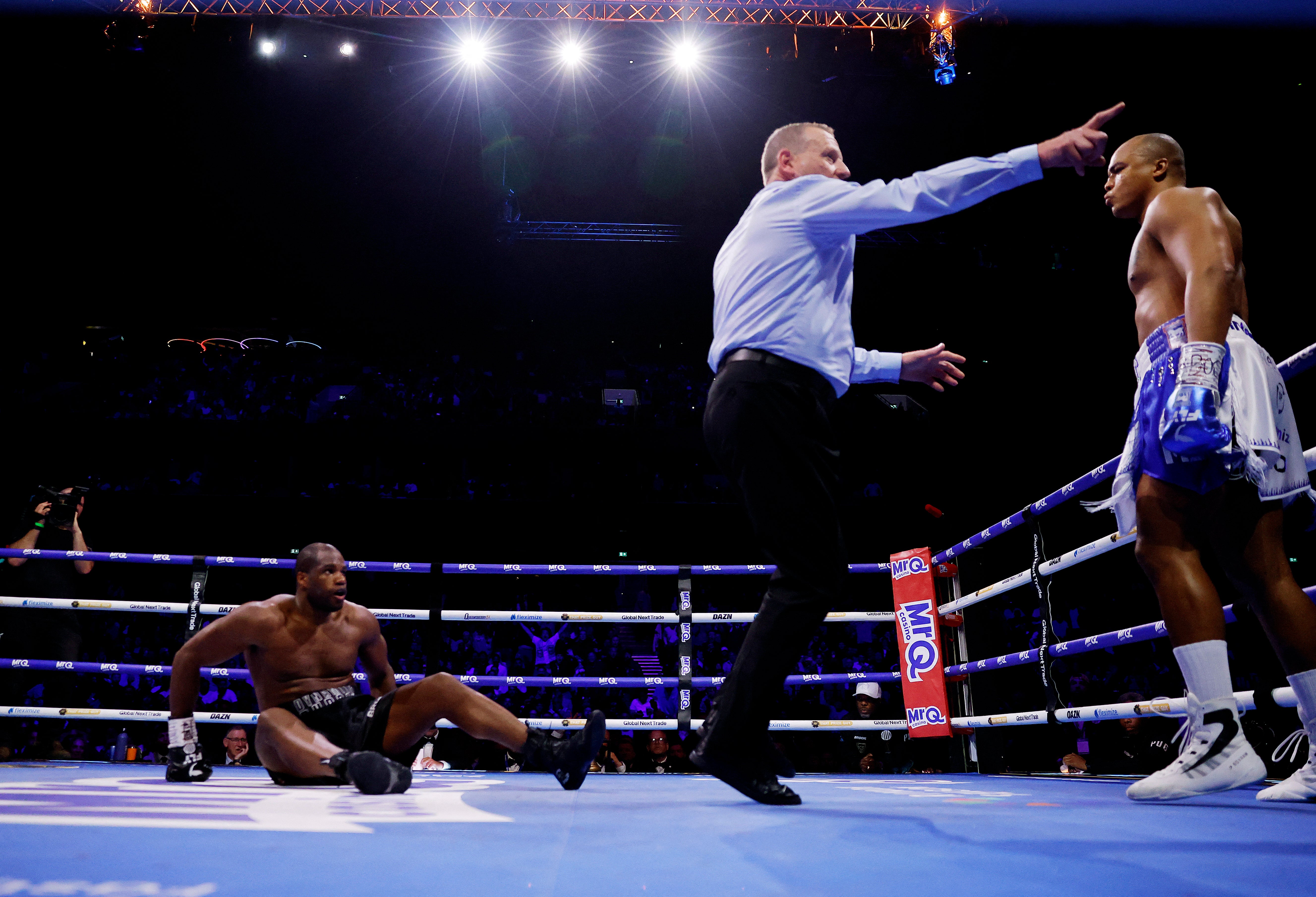Wardley dropped Daniel Dubois twice in the first three rounds