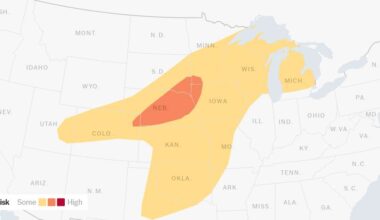 Severe Storms to Bring Strong Winds and Hail to Central United States