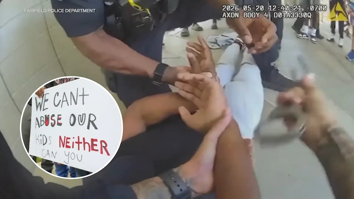 Students walk out of class following 'aggressive' arrest of Fairfield teen
