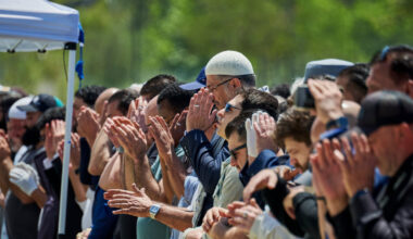 ‘They Protected You Guys’: Mourners Honor Heroes in Mosque Shooting