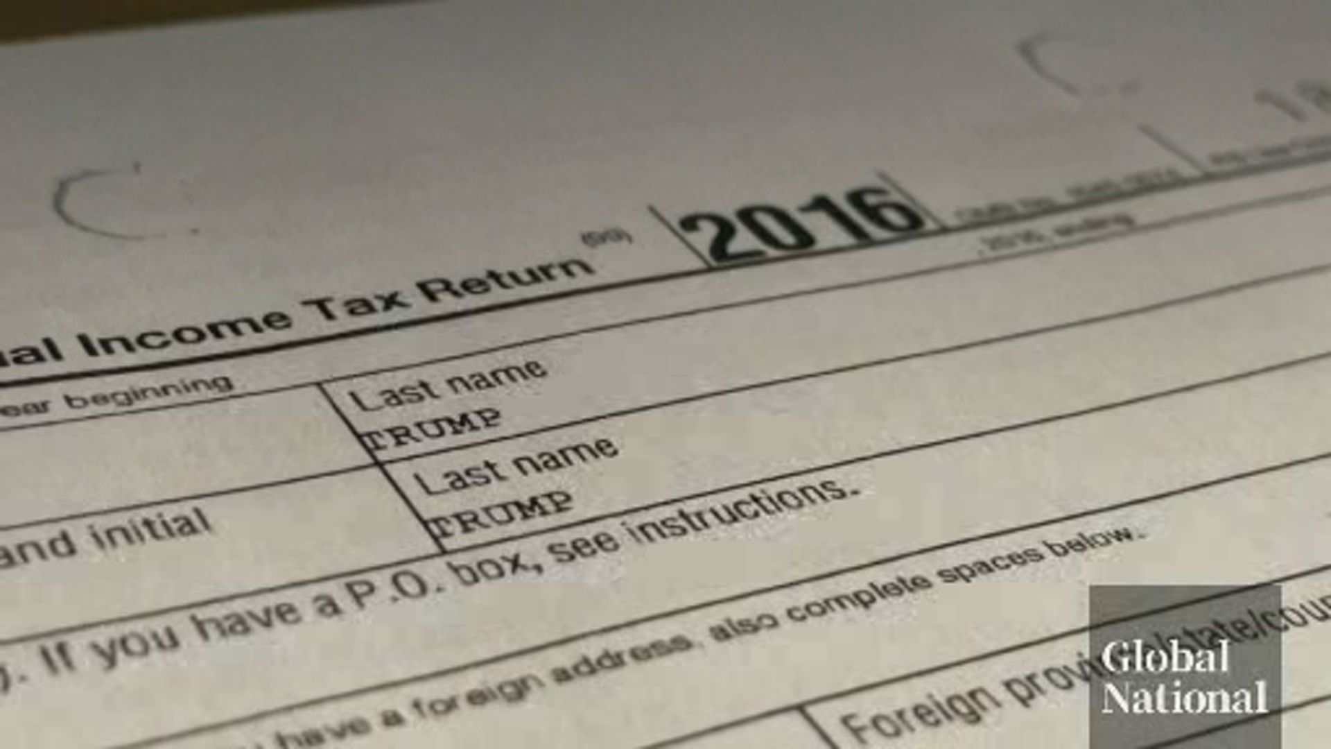 Click to play video: 'Trump’s taxes: What the documents reveal about the former U.S. president’s finances'