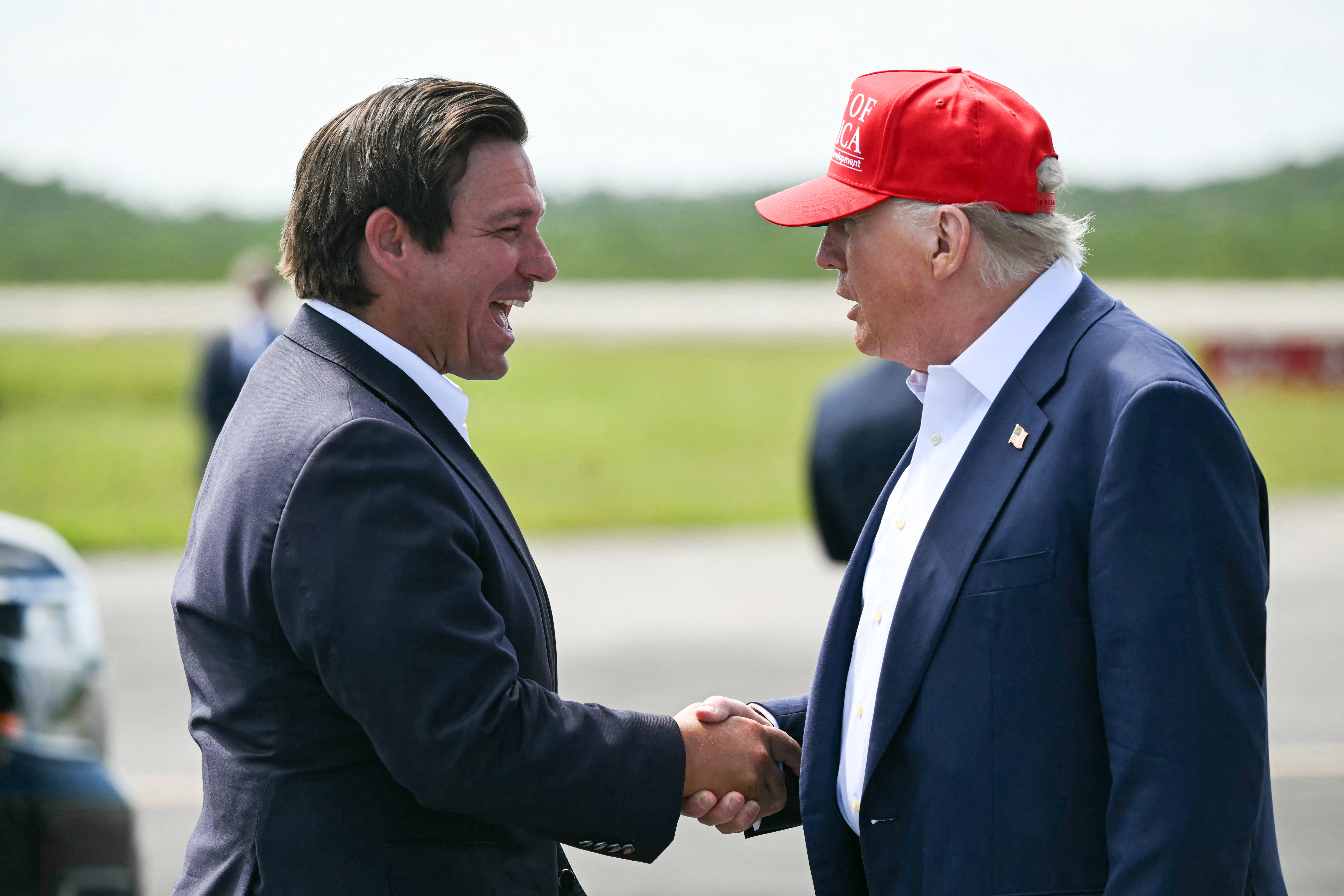 Florida Gov. Ron DeSantis gave his former mentor-turned-rival President Donald Trump a gift when the Florida legislature passed a new congressional map favorable to Republicans.
