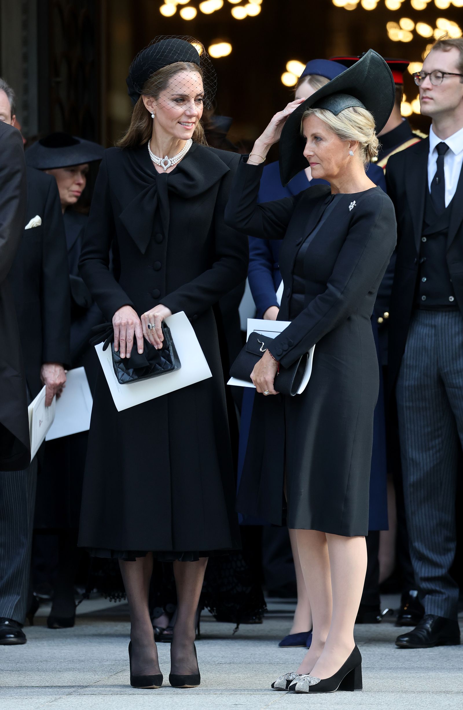 Image may contain Sophie Countess of Wessex Brian Folkerts Person Adult Clothing Glove Coat Accessories and Glasses