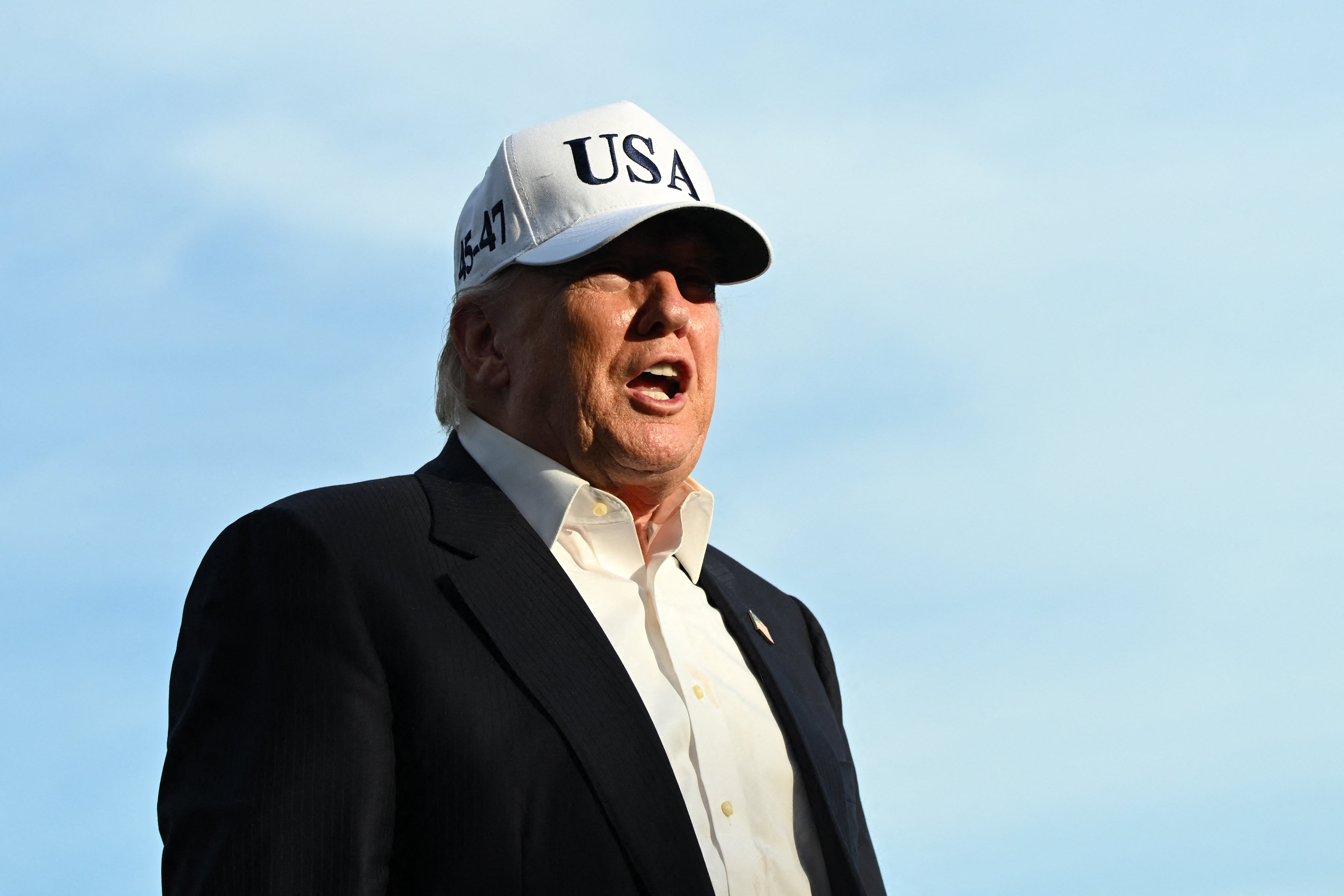 Donald Trump, pictured on 15 May, blamed Iran for the impasse in diplomacy to end the war