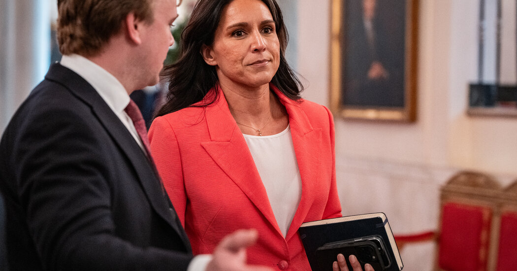 Trump Live Updates: Tulsi Gabbard Resigns as Intelligence Chief, Citing Husband's Cancer Diagnosis