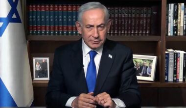 Prime Minister Benjamin Netanyahu makes a video statement, May 11, 2026. (Screenshot/GPO)