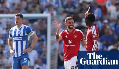 Fernandes sets record as Manchester United win but Brighton still qualify for Europe | Premier League