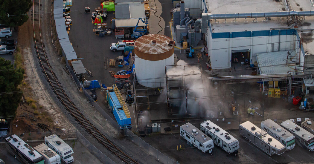 Firefighters Still Working to Cool Garden Grove Chemical Tank