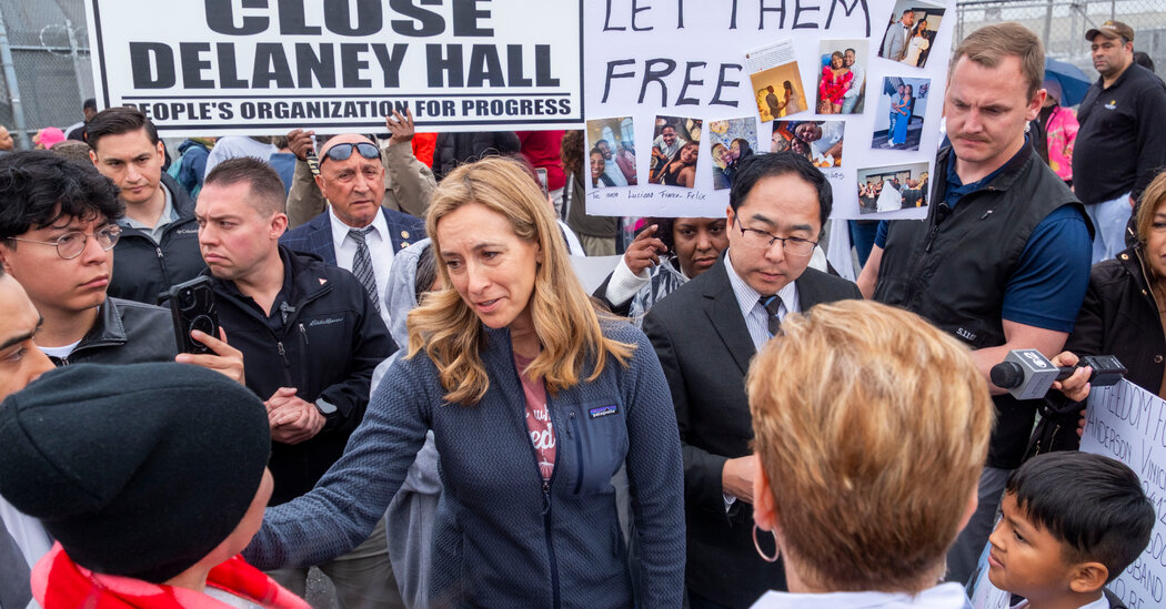 Gov. Sherrill Demands Access to ICE Facility as Hunger Strike Widens