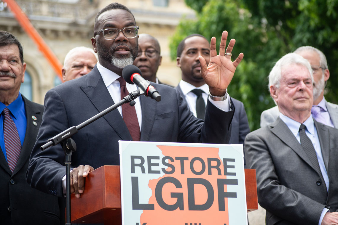 Mayor Brandon Johnson Seeks To Block Bears Stadium Deal In Springfield