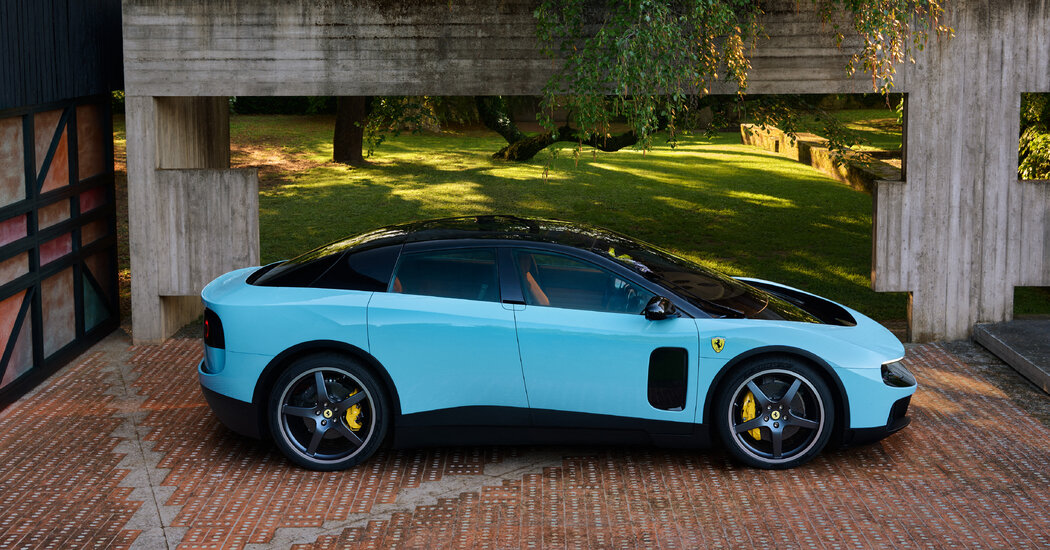Ferrari’s First Electric Car Runs Into Backlash in Italy and Beyond