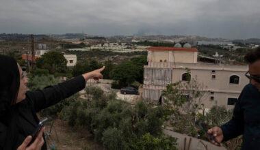 Residents Watch as Israeli War Planes Circle Over Southern Lebanon