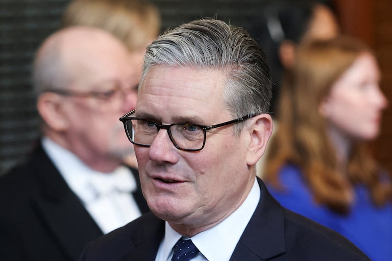 Britain's prime minister Keir Starmer at Westminster in London on Wednesday. Photograph: Toby Melville/Pool/AFP via Getty