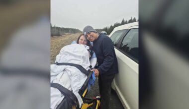 Couple who had their baby on the Trans-Canada highway - CTV News