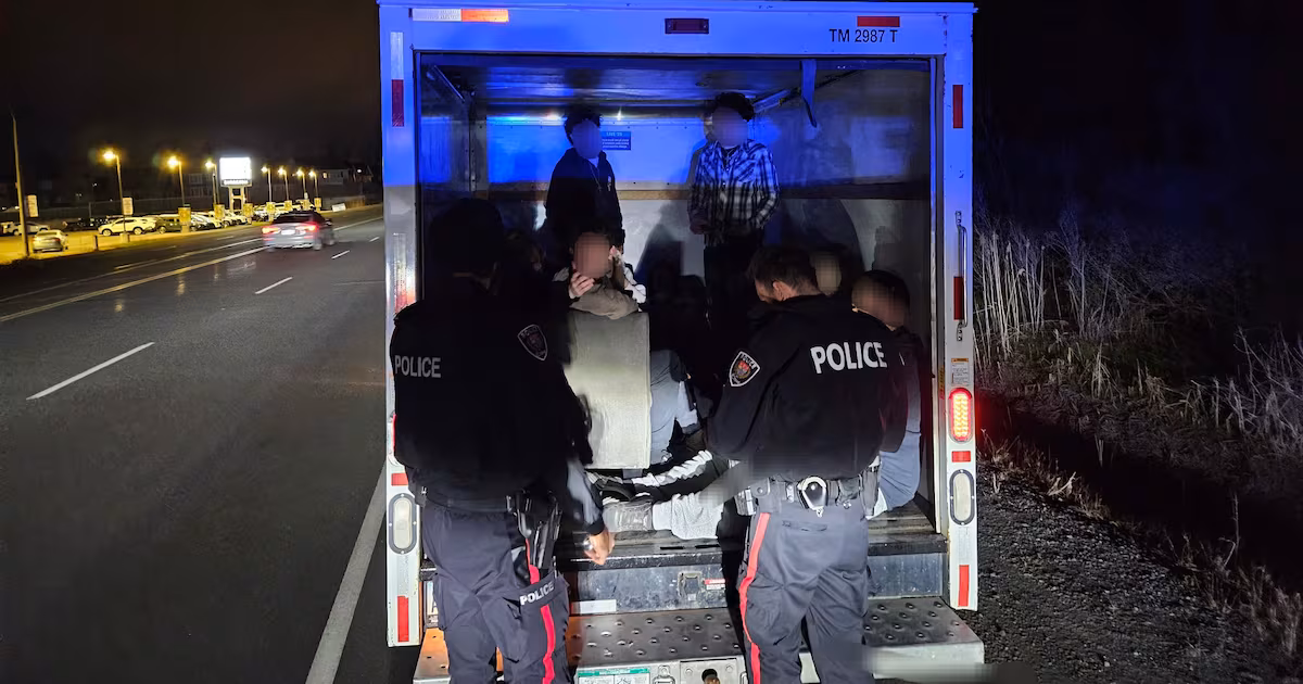 12 teens found in U-Haul cargo area during Ottawa police stunt driving crackdown - CTV News