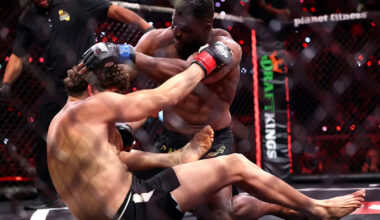 Rousey vs. Carano results: Francis Ngannou annihilates Philipe Lins with hellish KO as Jon Jones watches